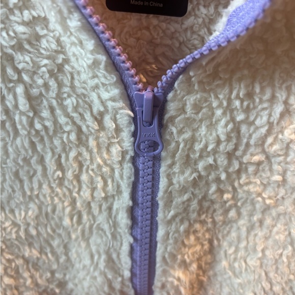 Backcountry Fleece Cream and Tan Sherpa Pullover‎ Jacket - Picture 5 of 8